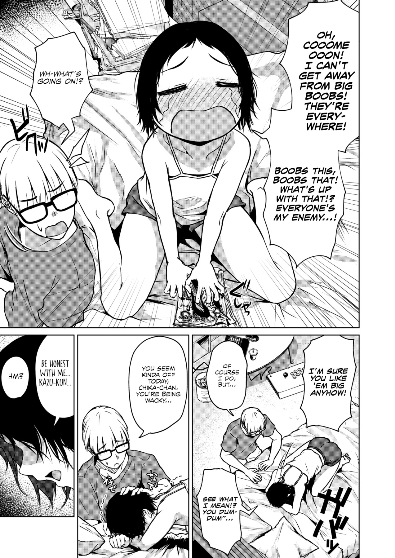 Hentai Manga Comic-Among Small and Big Chests-Read-9